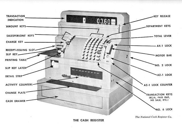 cash register parts