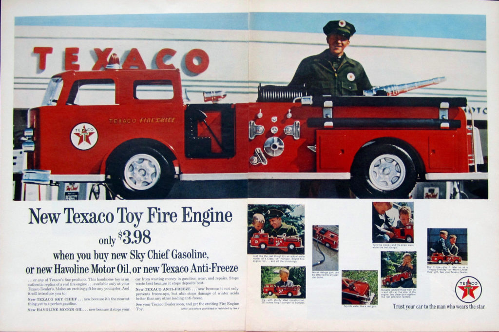 The Texaco Fire Truck – I Remember JFK: A Baby Boomer's Pleasant